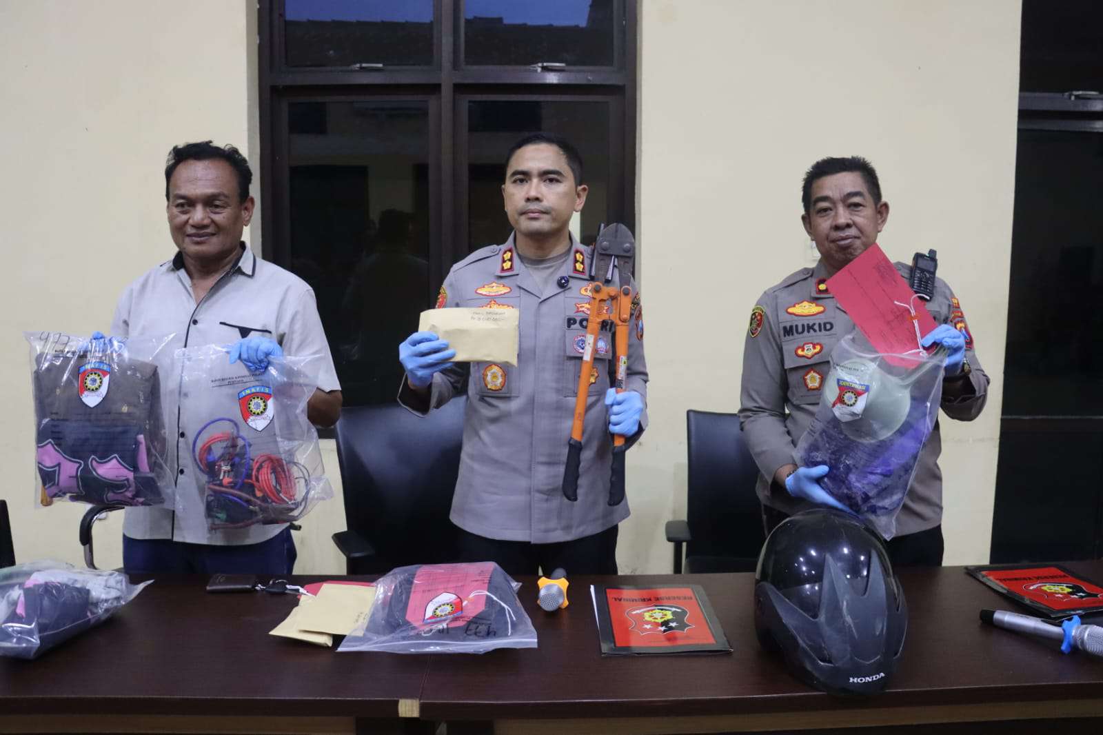 Pencurian Masjid Pacitan Terungkap, Tiga Pelaku Ditangkap